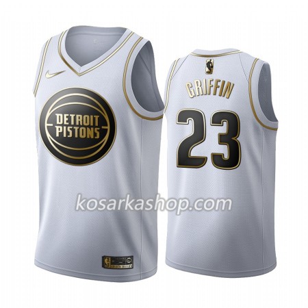 Dres Detroit Pistons Blake Griffin 23 Nike 2019-20 Bijela Golden Edition Swingman